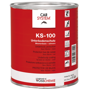 Carsystem KS-100 bitumenbasis zwart 1 ltr, Drive-in Autolakken Wijchen