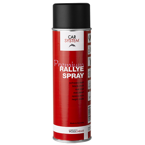 Carsystem ralley spray premium zwart mat 500 ml