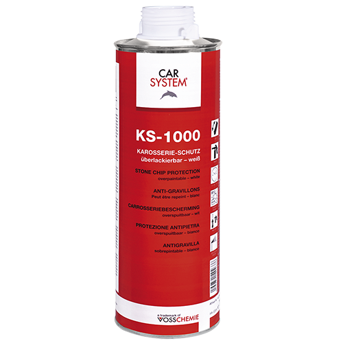 Carsystem KS-1000 carrosseriebescherming wit 1 ltr, Drive-in Autolakken Wijchen